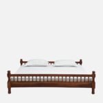 Woodmart furniture Solid Sheesham Wood Dreamy Nights Bed for Bedroom and Home Furniture | Without Storage | Double Bed | COD available - Image 2