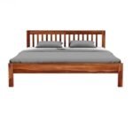 Wooden Solid Sheesham Wood Wooden Bed without Storage - Elegant and Functional Bedroom Furniture (Room, ) | COD Available - Image 2