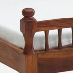 Woodmart furniture Solid Sheesham Wood Dreamy Nights Bed for Bedroom and Home Furniture | Without Storage | Double Bed | COD available - Image 5