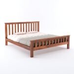 Wooden Queen Size Bed Without Storage Wooden Double Bed Cot Bed for Bedroom Furniture Palang Double Bed for Hotels - Image 2