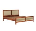 Wooden Solid Sheesham Bed Without Storage - Solid Wood Cot - Stylish Bedroom Furniture | COD Available - Image 2
