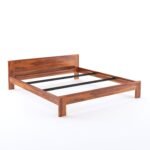 Wooden  Bed Without Storage | Wooden Bed Cot Bed for Bedroom Furniture | Palang  Bed for Hotels | Basic Headboard | Solid Sheesham wood | COD Available - Image 3