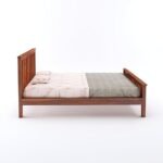 Wooden Queen Size Bed Without Storage Wooden Double Bed Cot Bed for Bedroom Furniture Palang Double Bed for Hotels - Image 4