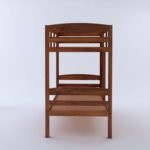 Woodmart furniture Sheesham Wood Katy Bunk Bed Twin Over Bed with Ladder Wooden Bunk Bed Without Storage for Bedroom Living Room Home - (Natural Finish) - Image 4