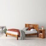 Solid Sheesham Wood Bed Without Storage for Bedroom | Rosewood Palang Bed Living Room | Wooden Double Bed Cot for Home Hotel - Image 5